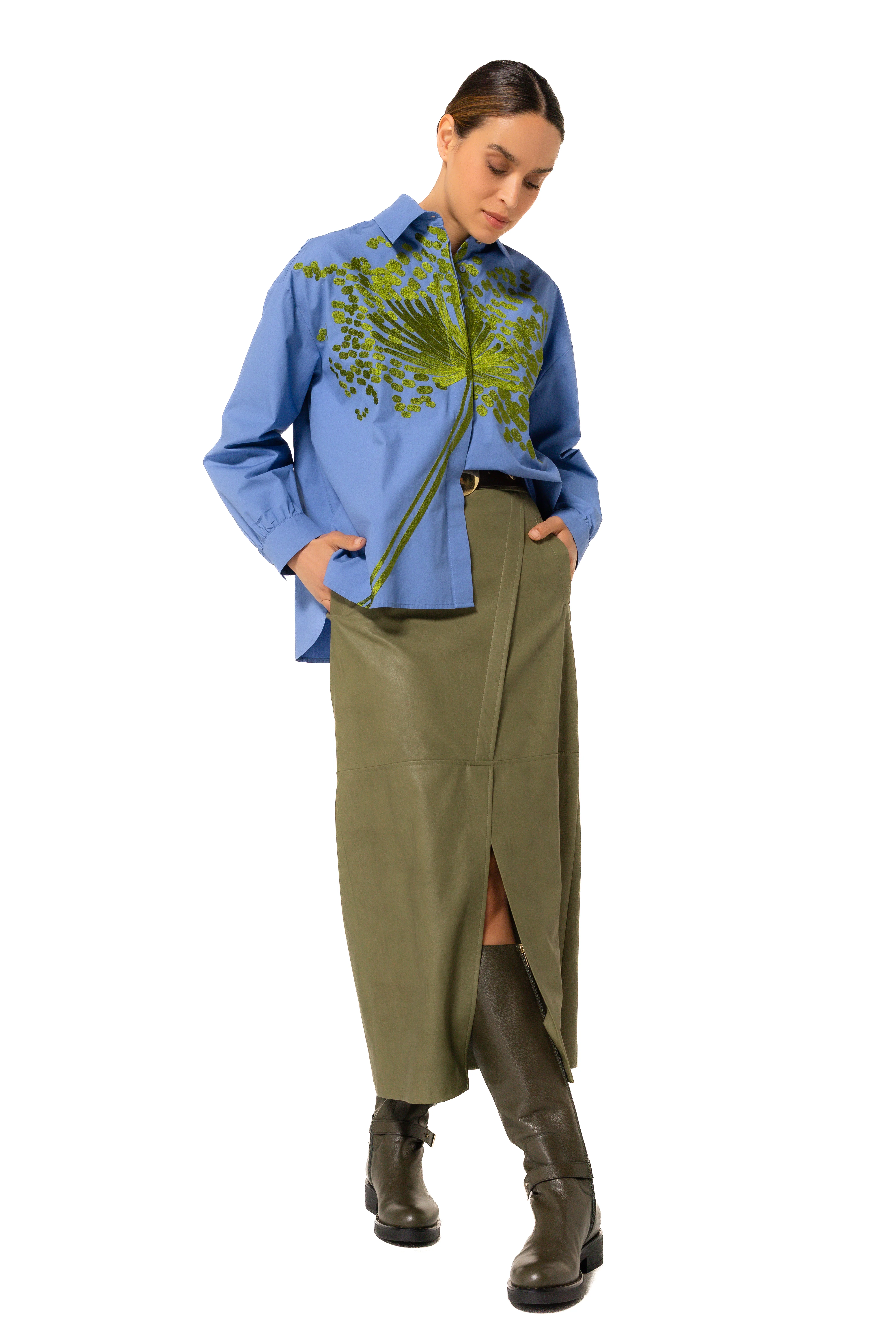 Blouses lange mouw multicolor Caroline Biss - Image 4