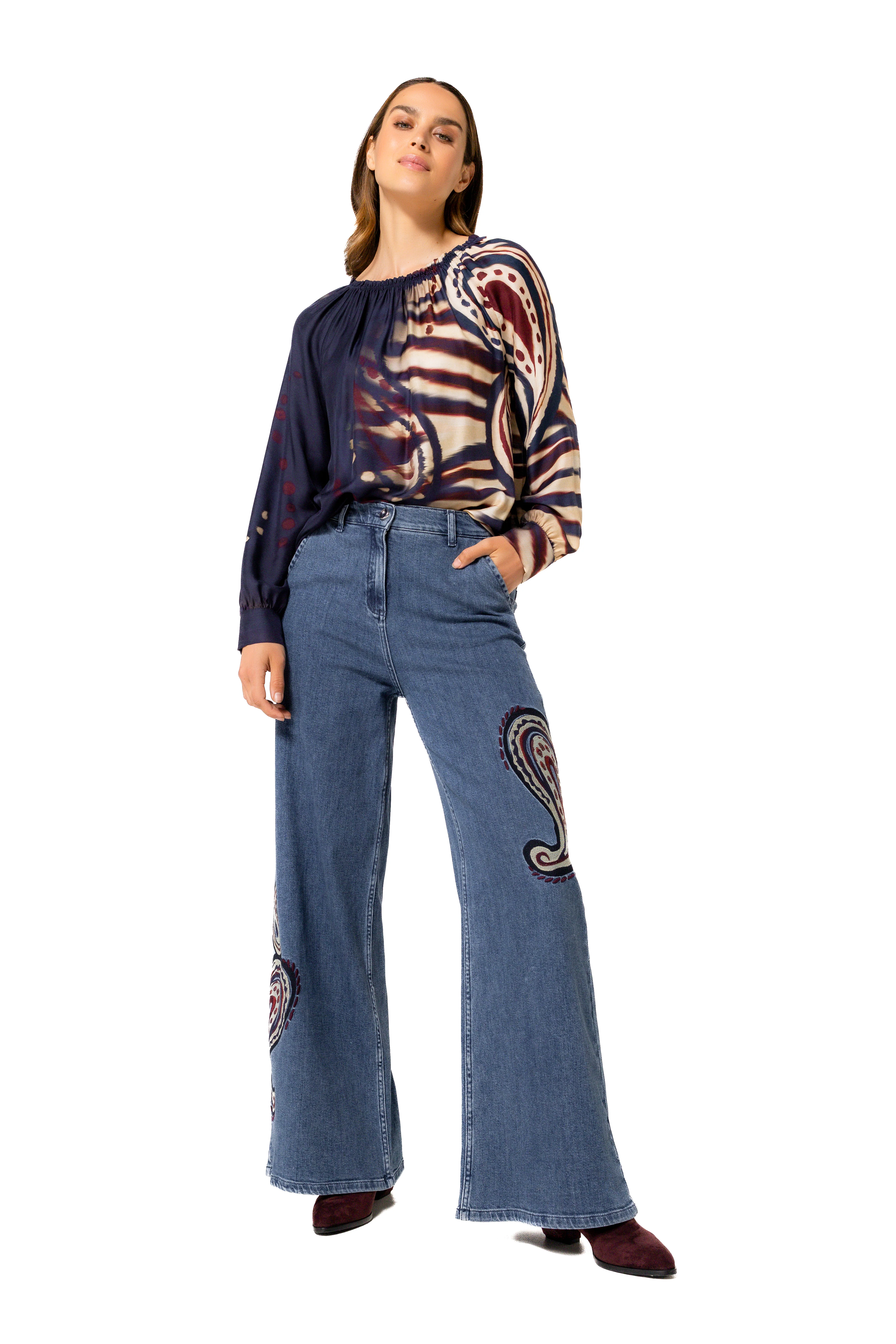 Blouses lange mouw multicolor Caroline Biss - Image 4