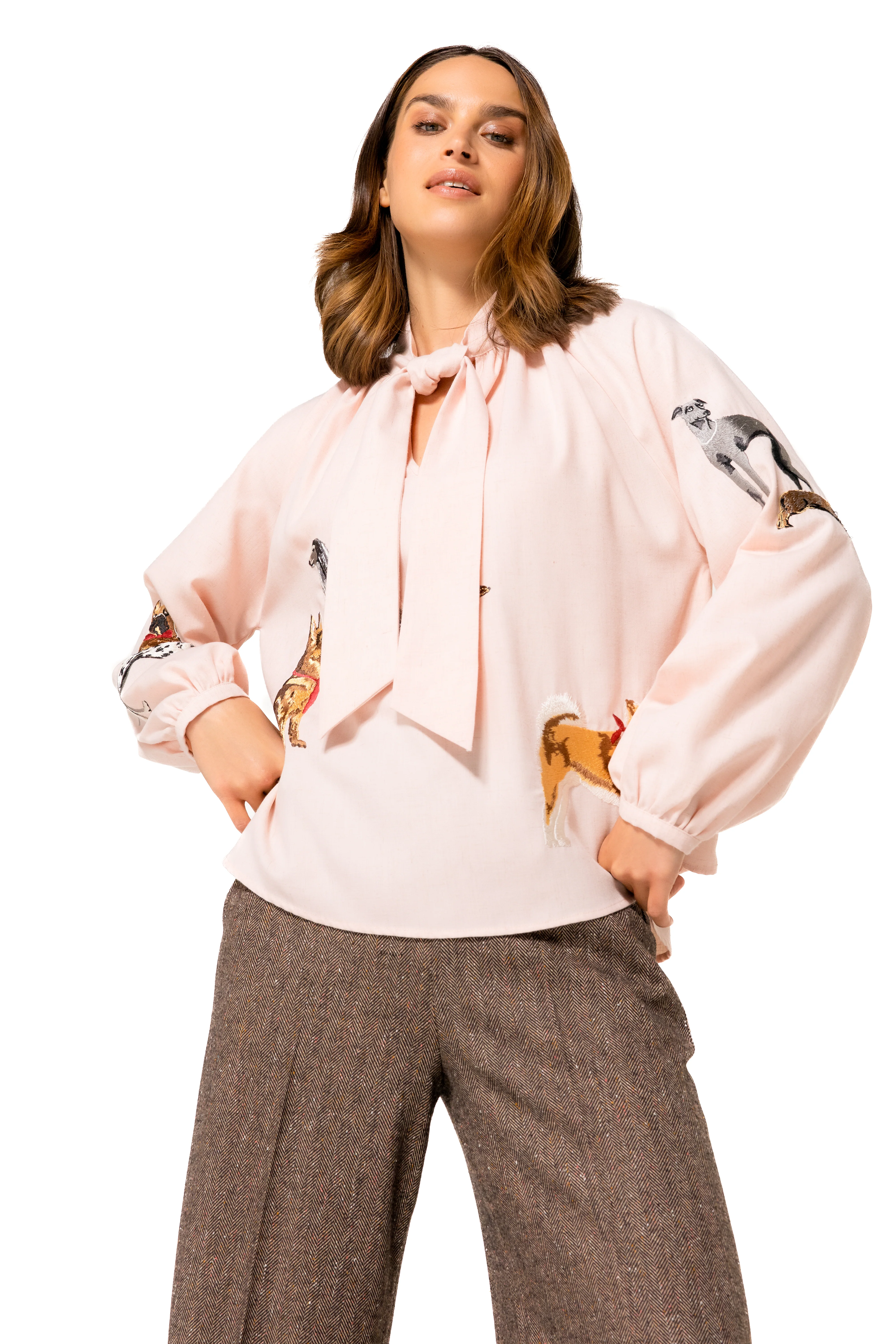 Blouses lange mouw multicolor Caroline Biss - Image 4