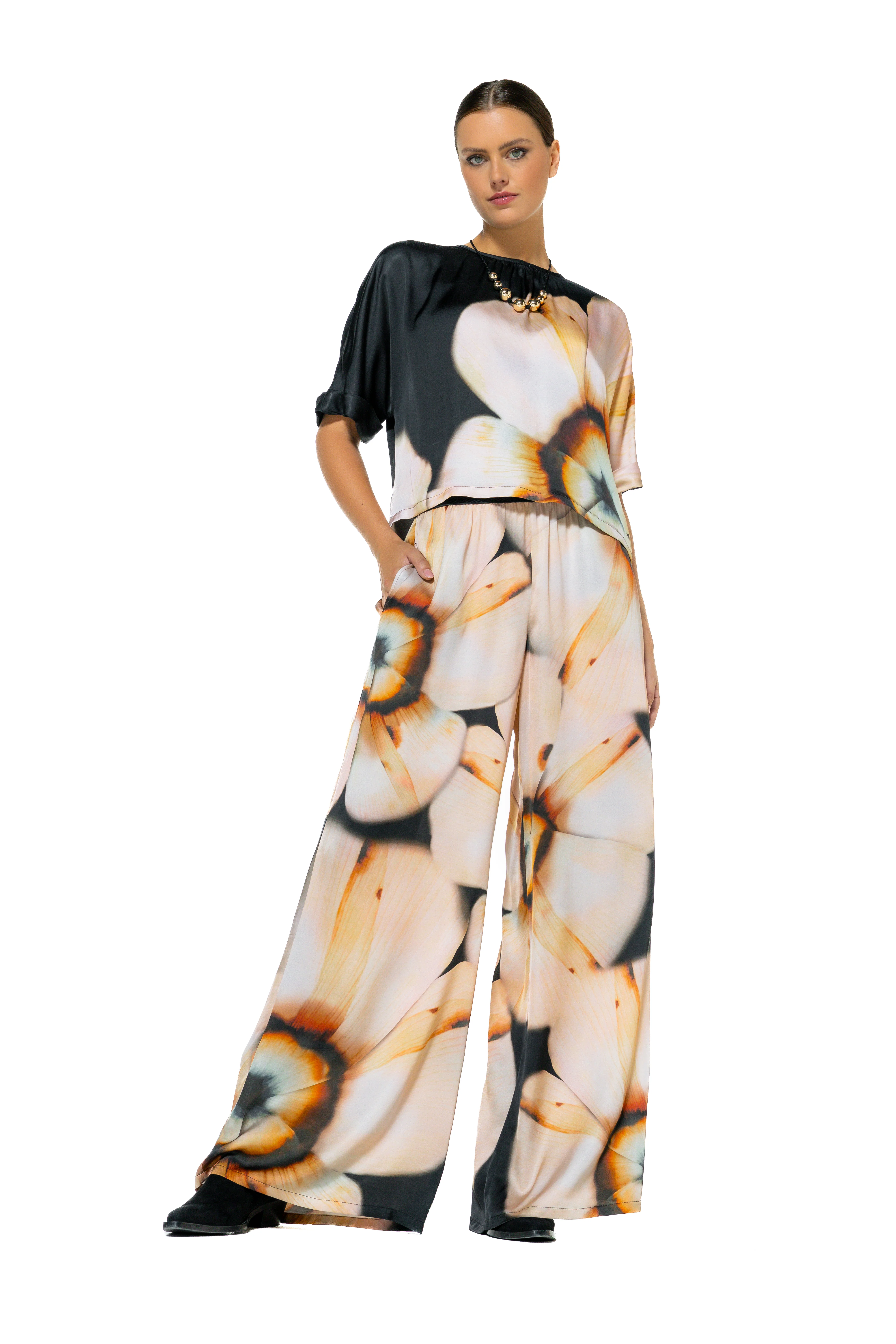 Blouses korte mouw multicolor Caroline Biss - Image 4