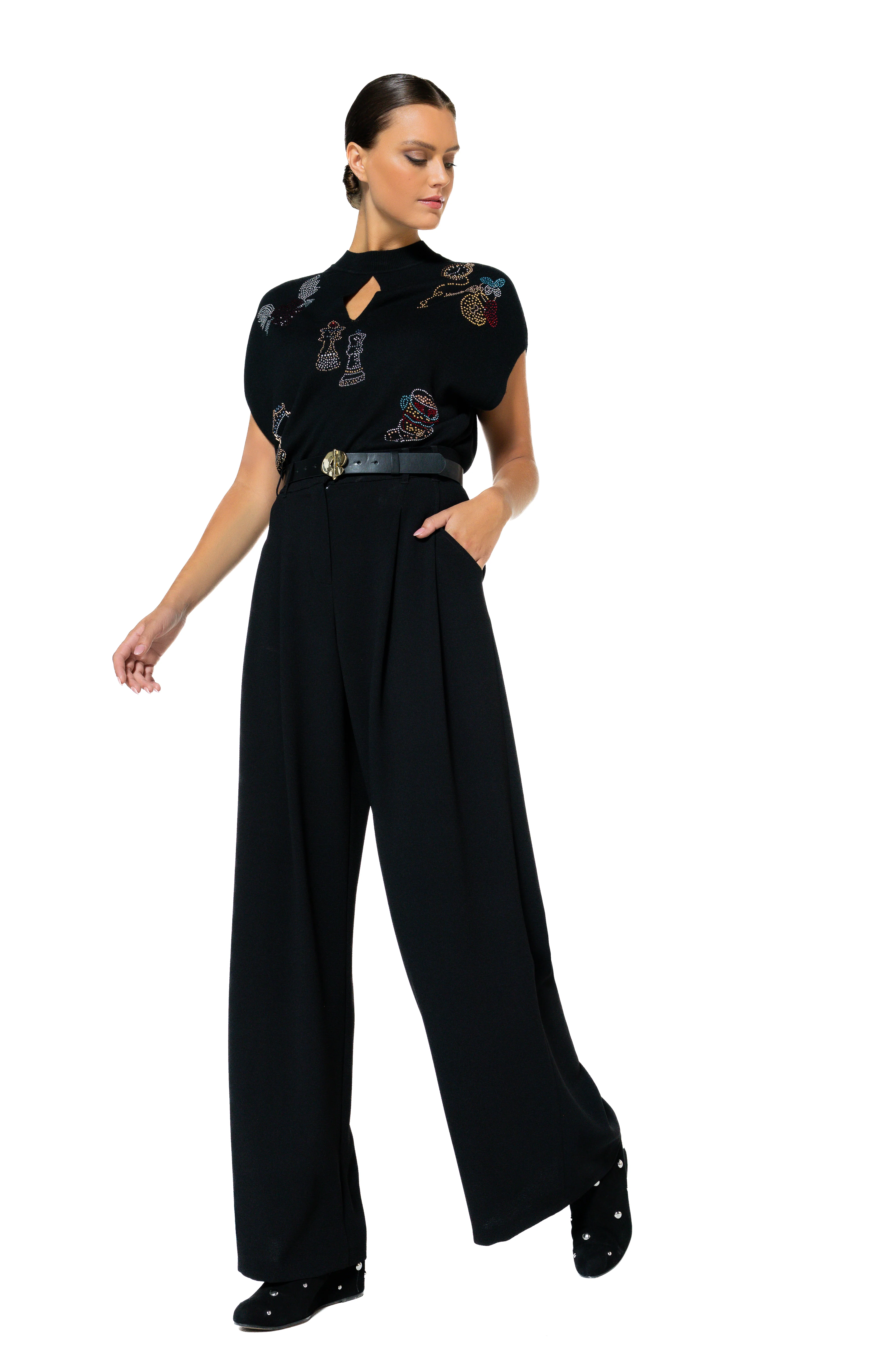 Blouses korte mouw multicolor Caroline Biss - Image 3