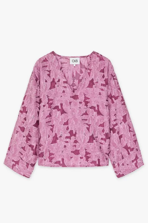 Blouses lange mouw paars CKS - Image 2