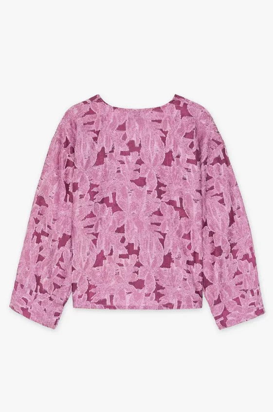 Blouses lange mouw paars CKS - Image 3