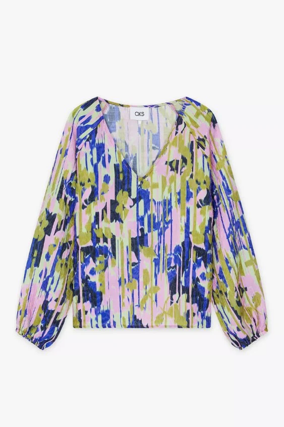 Blouses lange mouw multicolor CKS - Image 3