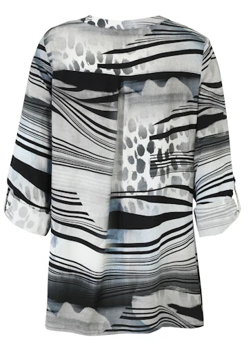 Blouses lange mouw multicolor Doris Streich - Image 2