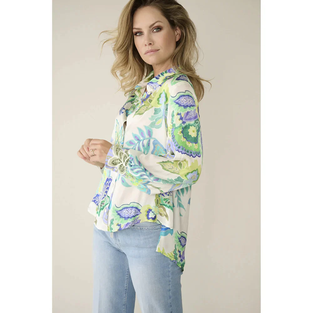 Blouses lange mouw multicolor Due Amanti