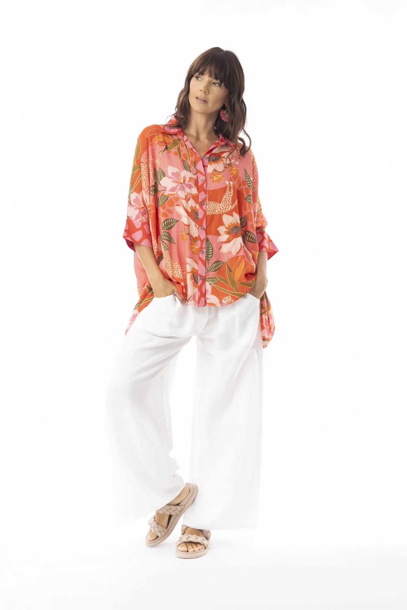 Blouses lange mouw multicolor Escape