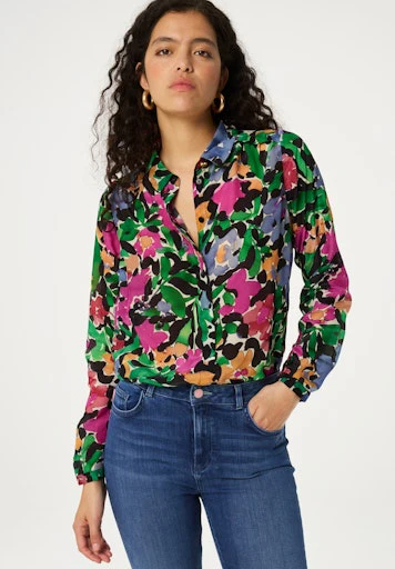 Blouses lange mouw multicolor Fabienne Chapot - Image 3