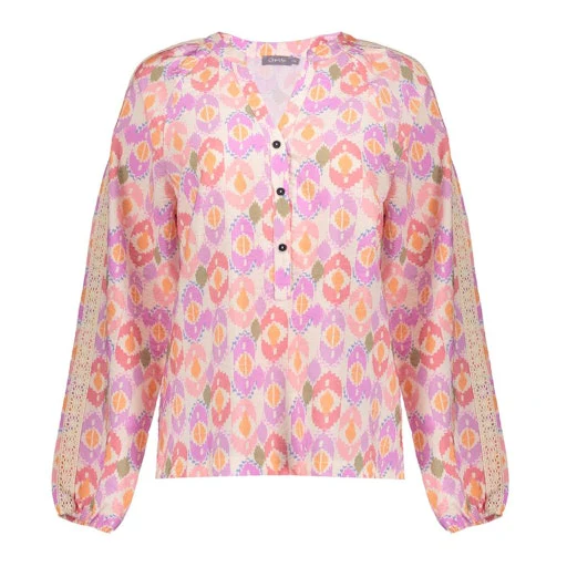 Blouses lange mouw multicolor Geisha