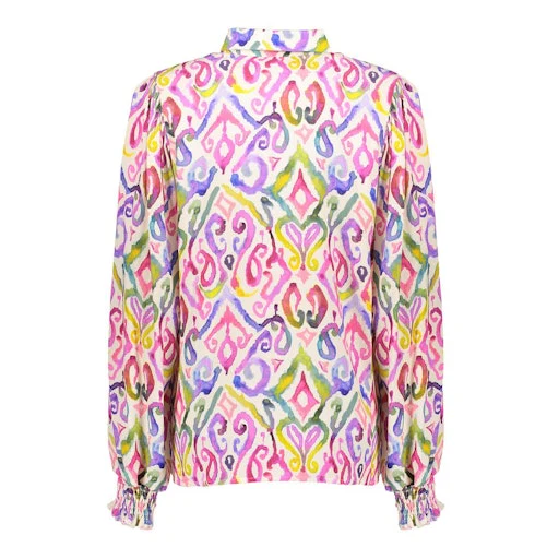 Blouses lange mouw multicolor Geisha - Image 2