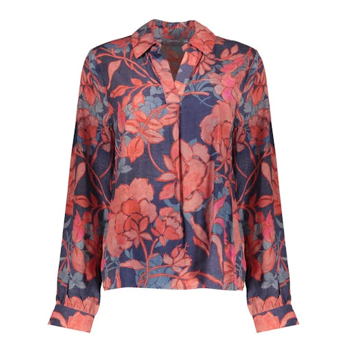 Blouses lange mouw multicolor Geisha - Image 2