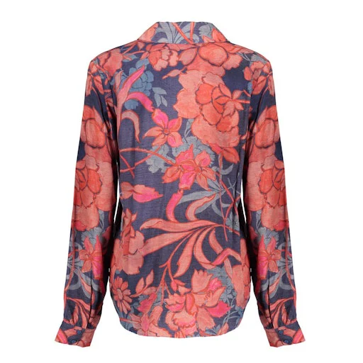 Blouses lange mouw multicolor Geisha - Image 4