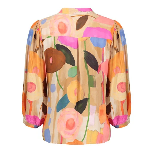 Blouses lange mouw multicolor Geisha - Image 2