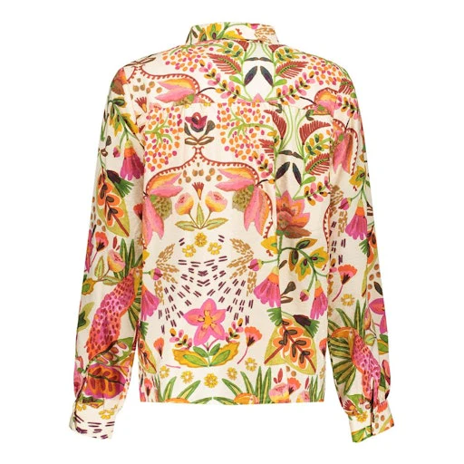 Blouses lange mouw multicolor Geisha - Image 4