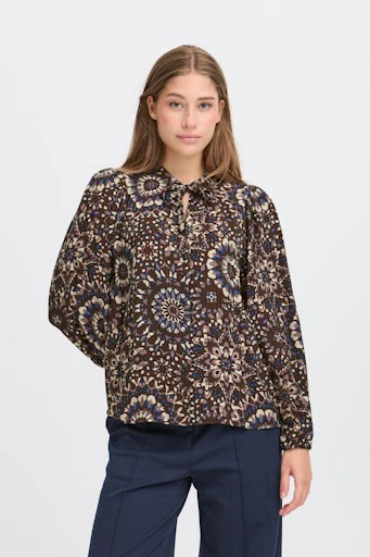 Blouses lange mouw multicolor ICHI - Image 6