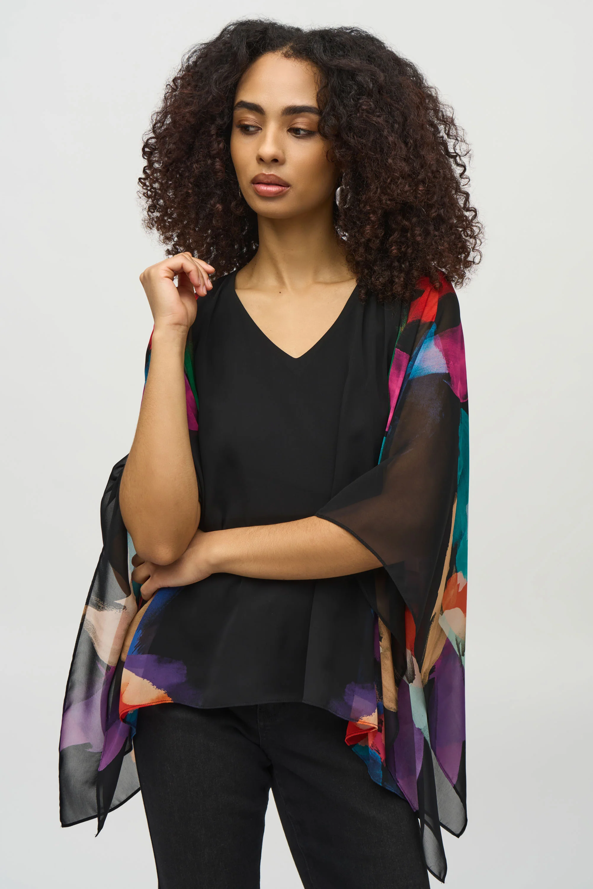 Blouses lange mouw multicolor Joseph Ribkoff - Image 3