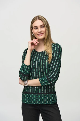 Blouses lange mouw multicolor Joseph Ribkoff - Image 2