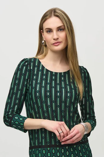 Blouses lange mouw multicolor Joseph Ribkoff - Image 4