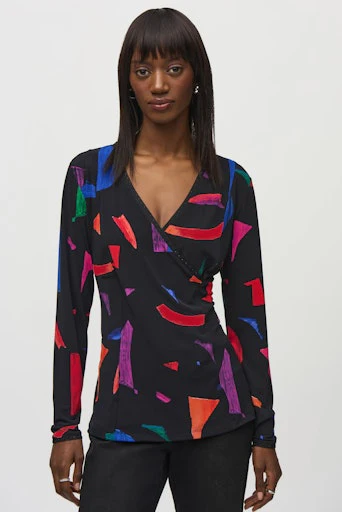 Blouses lange mouw multicolor Joseph Ribkoff - Image 2