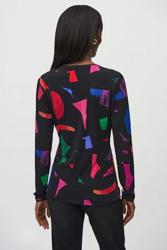 Blouses lange mouw multicolor Joseph Ribkoff - Image 3