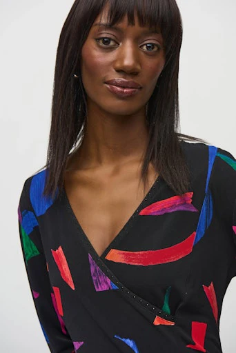 Blouses lange mouw multicolor Joseph Ribkoff - Image 4