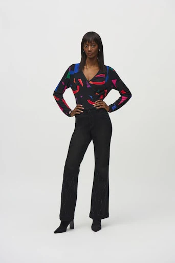 Blouses lange mouw multicolor Joseph Ribkoff - Image 6