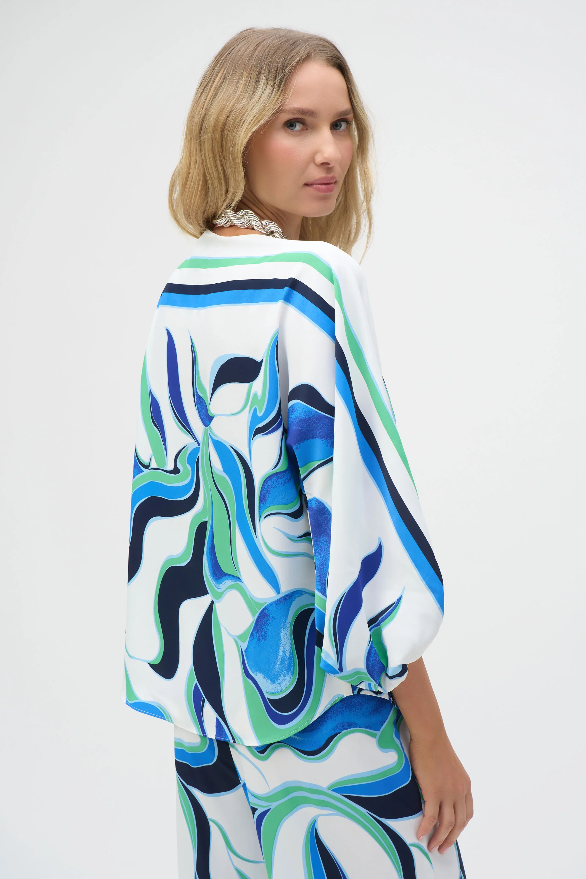 Blouses lange mouw multicolor Joseph Ribkoff - Image 4