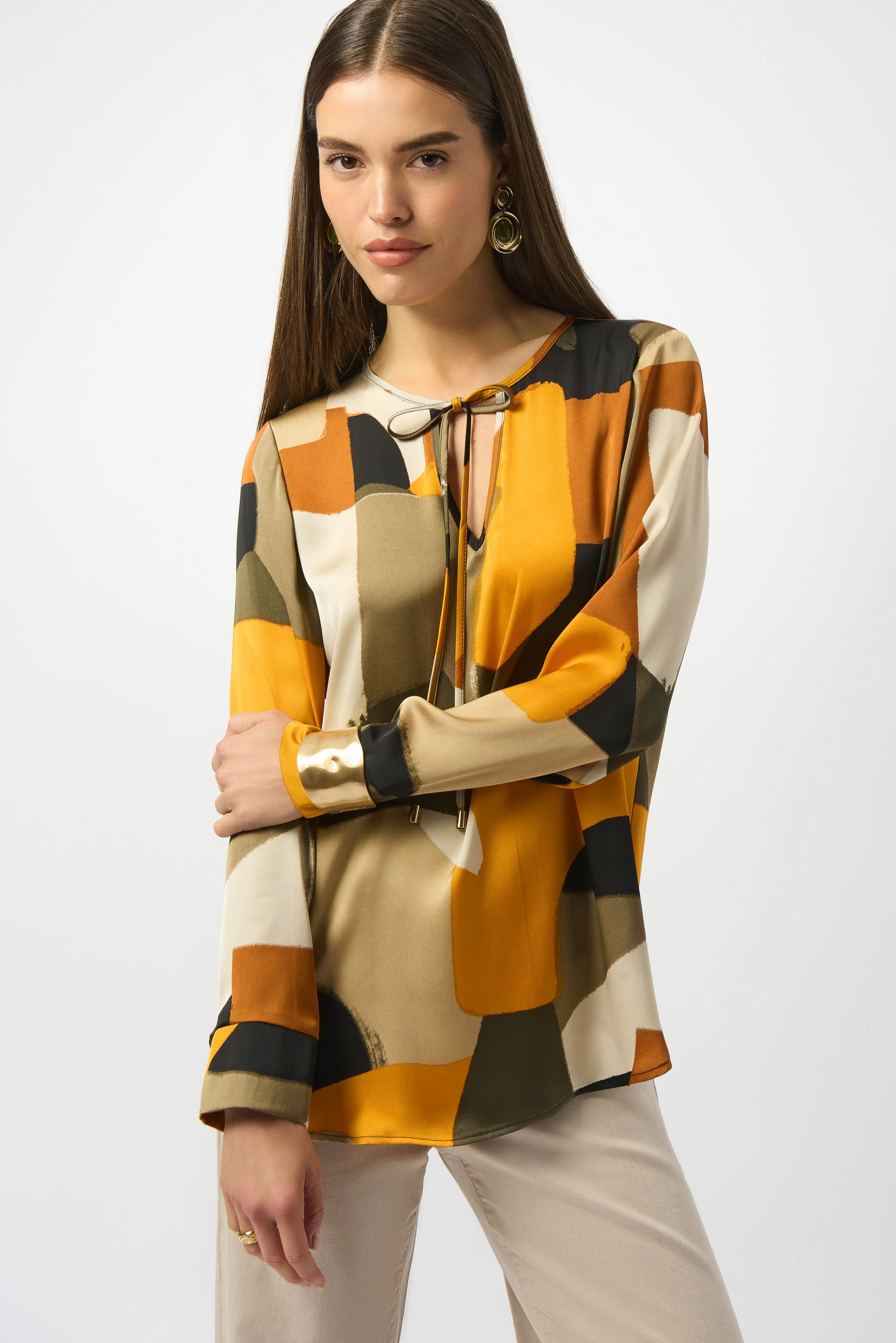 Blouses lange mouw multicolor Joseph Ribkoff - Image 2