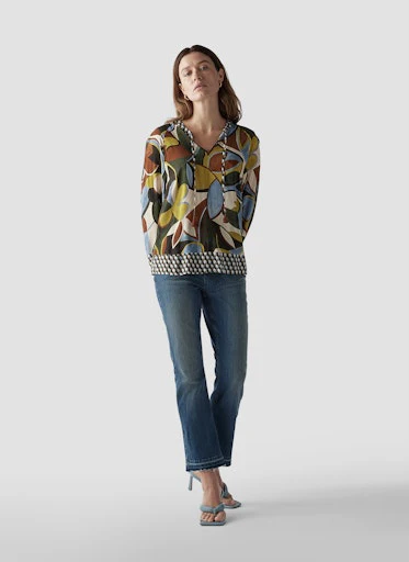 Blouses lange mouw multicolor LeComte