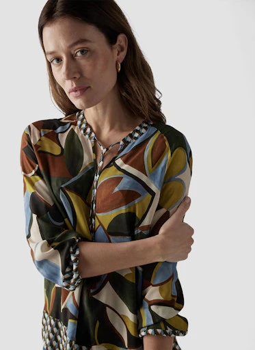 Blouses lange mouw multicolor LeComte - Image 3
