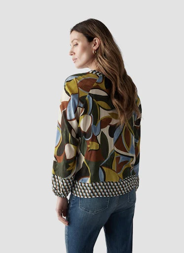Blouses lange mouw multicolor LeComte - Image 4