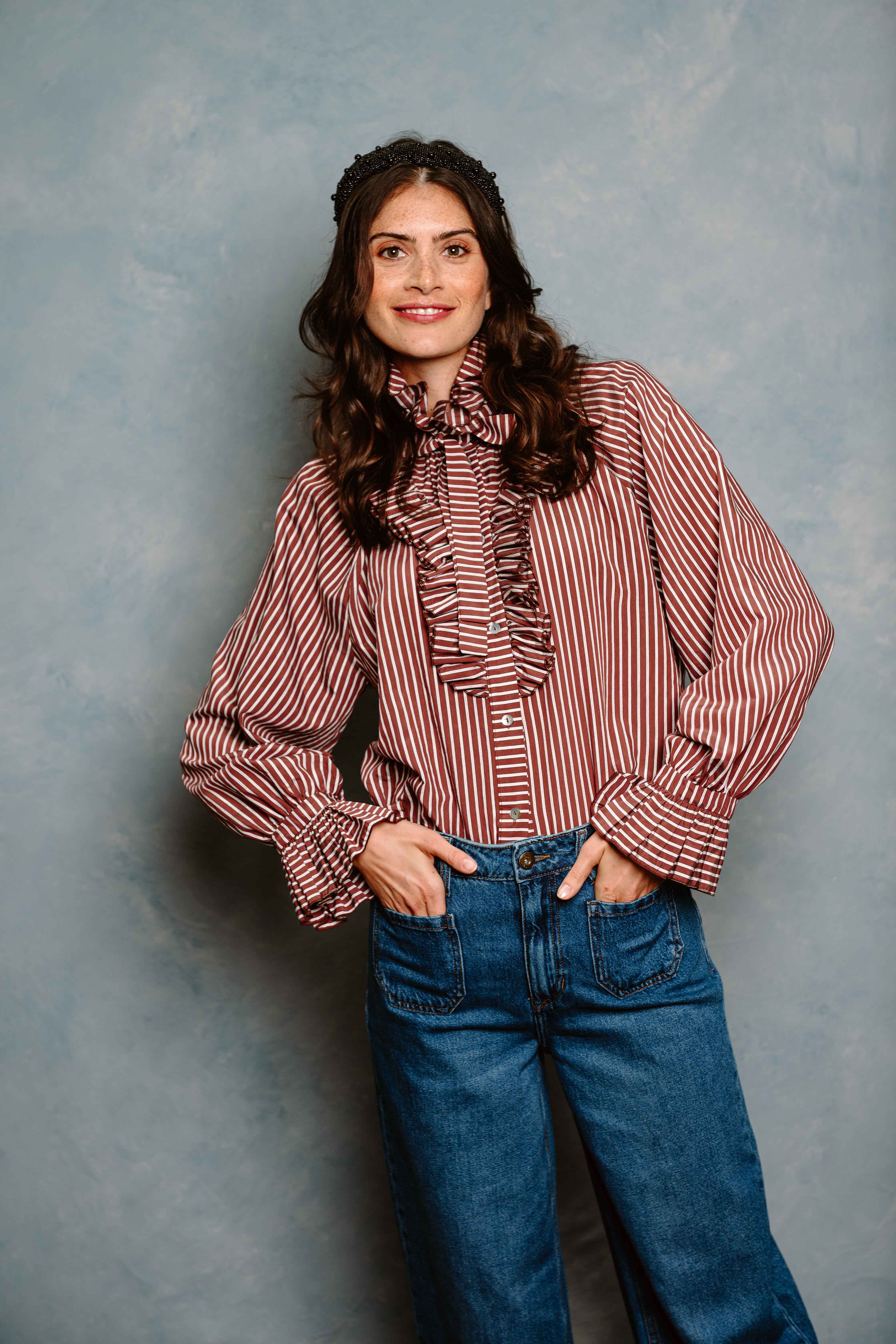 Blouses lange mouw multicolor Vicolo