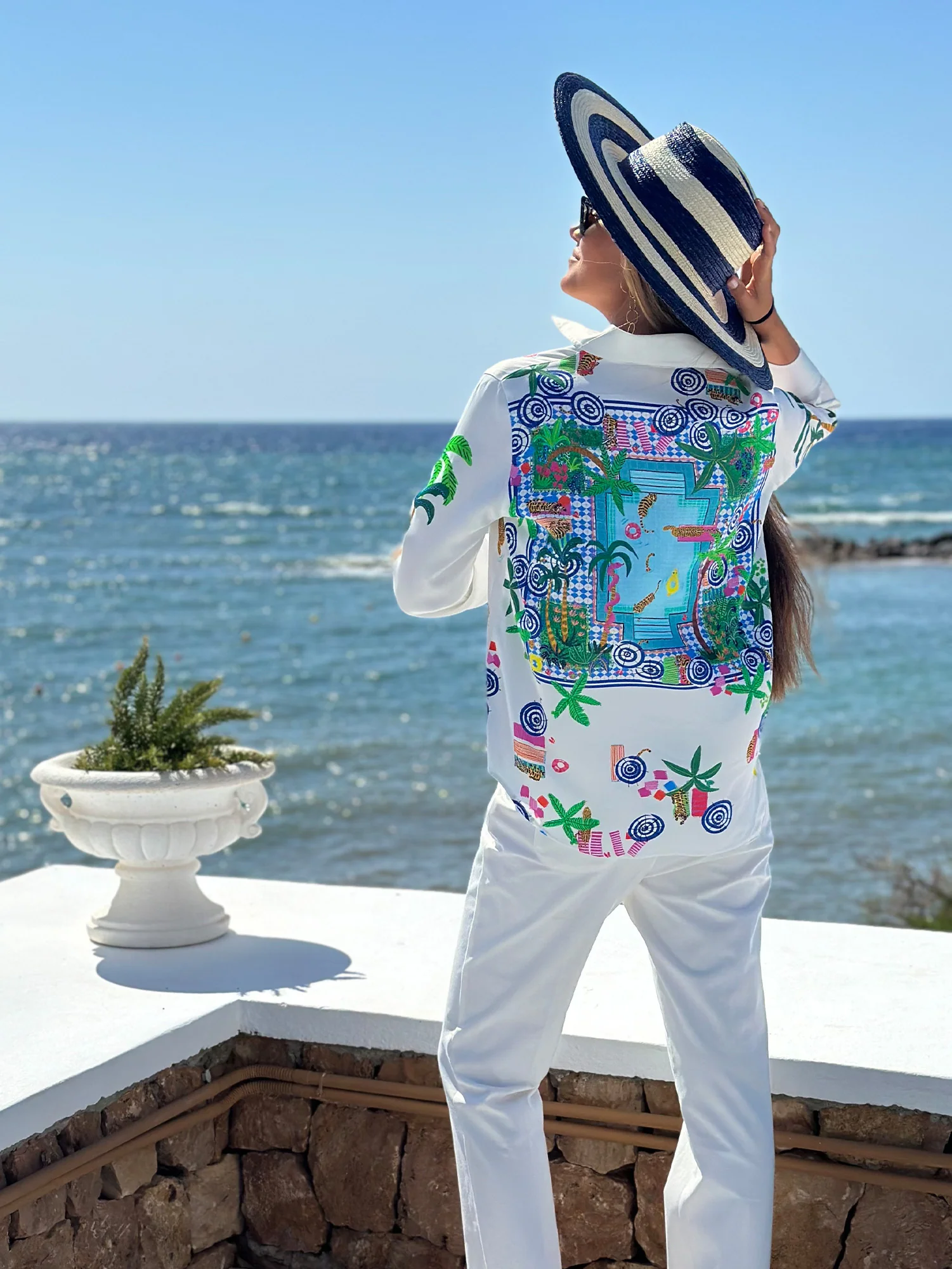 Blouses lange mouw multicolor Vilagallo