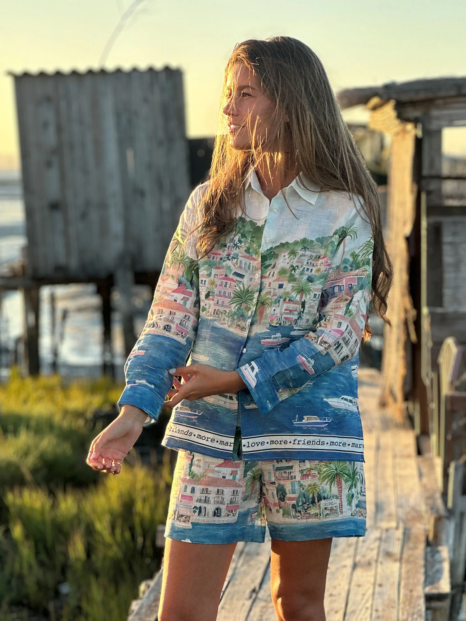Blouses lange mouw multicolor Vilagallo