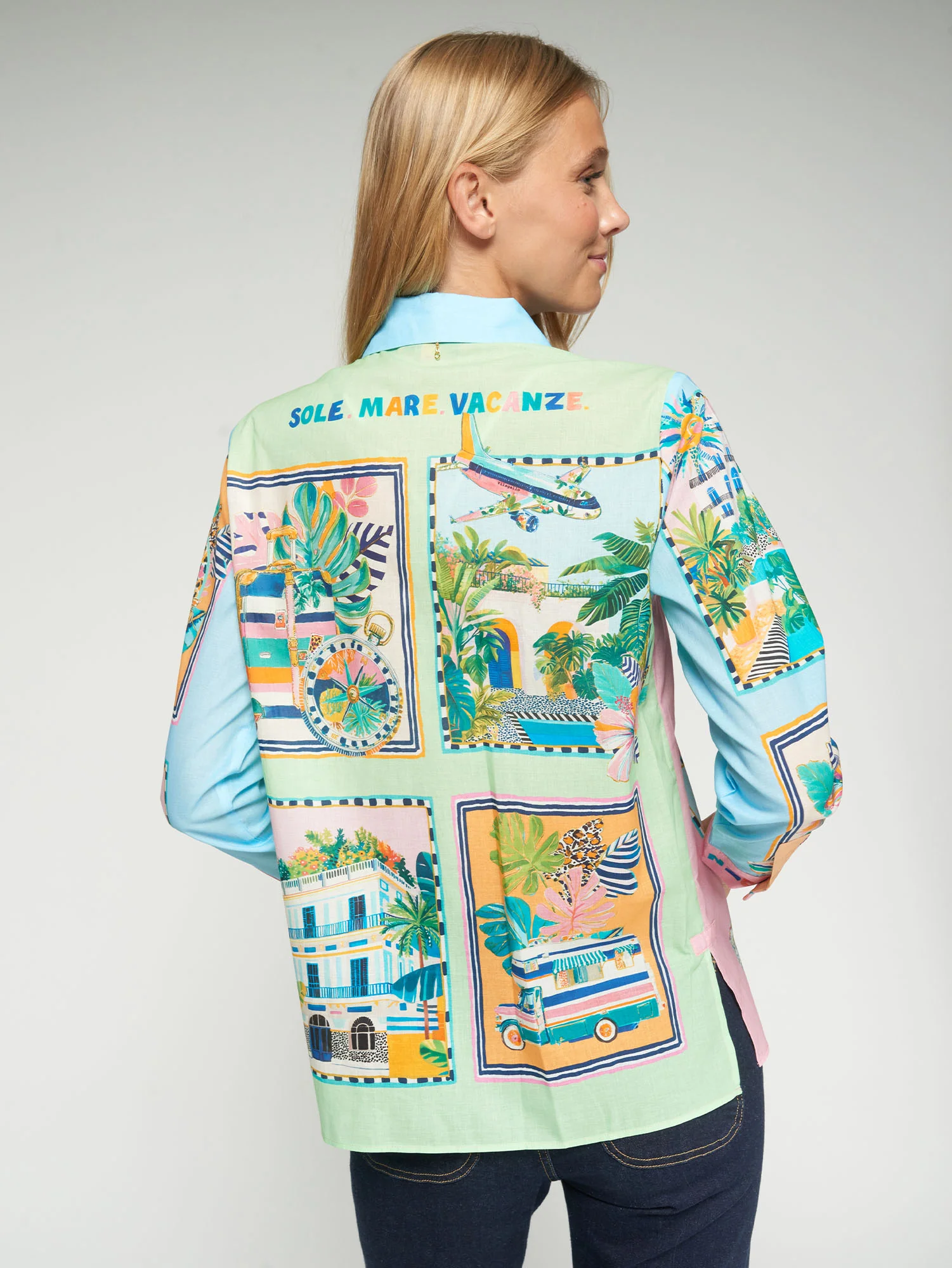 Blouses lange mouw multicolor Vilagallo - Image 3