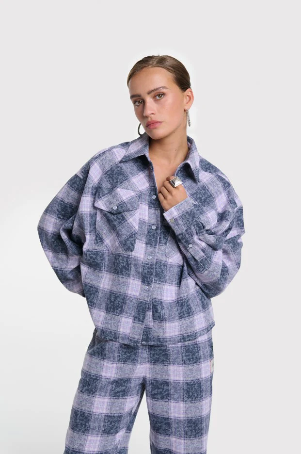Blouses lange mouw navy ALIX The Label