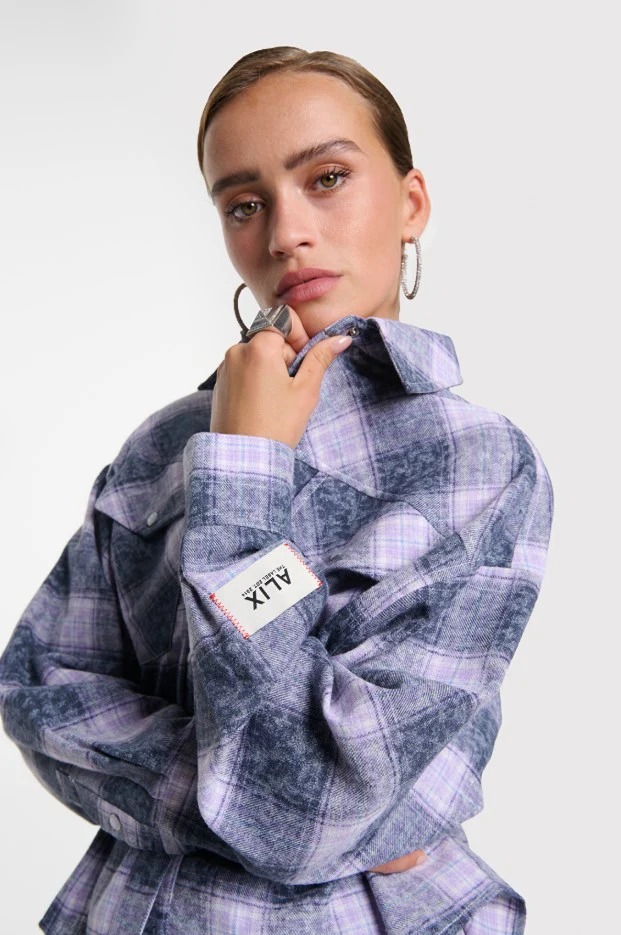 Blouses lange mouw navy ALIX The Label - Image 3