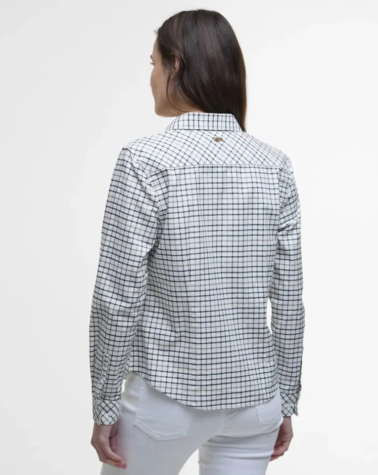 Blouses lange mouw navy Barbour - Image 2