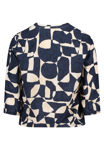 Blouses lange mouw navy Betty & Co - Image 2