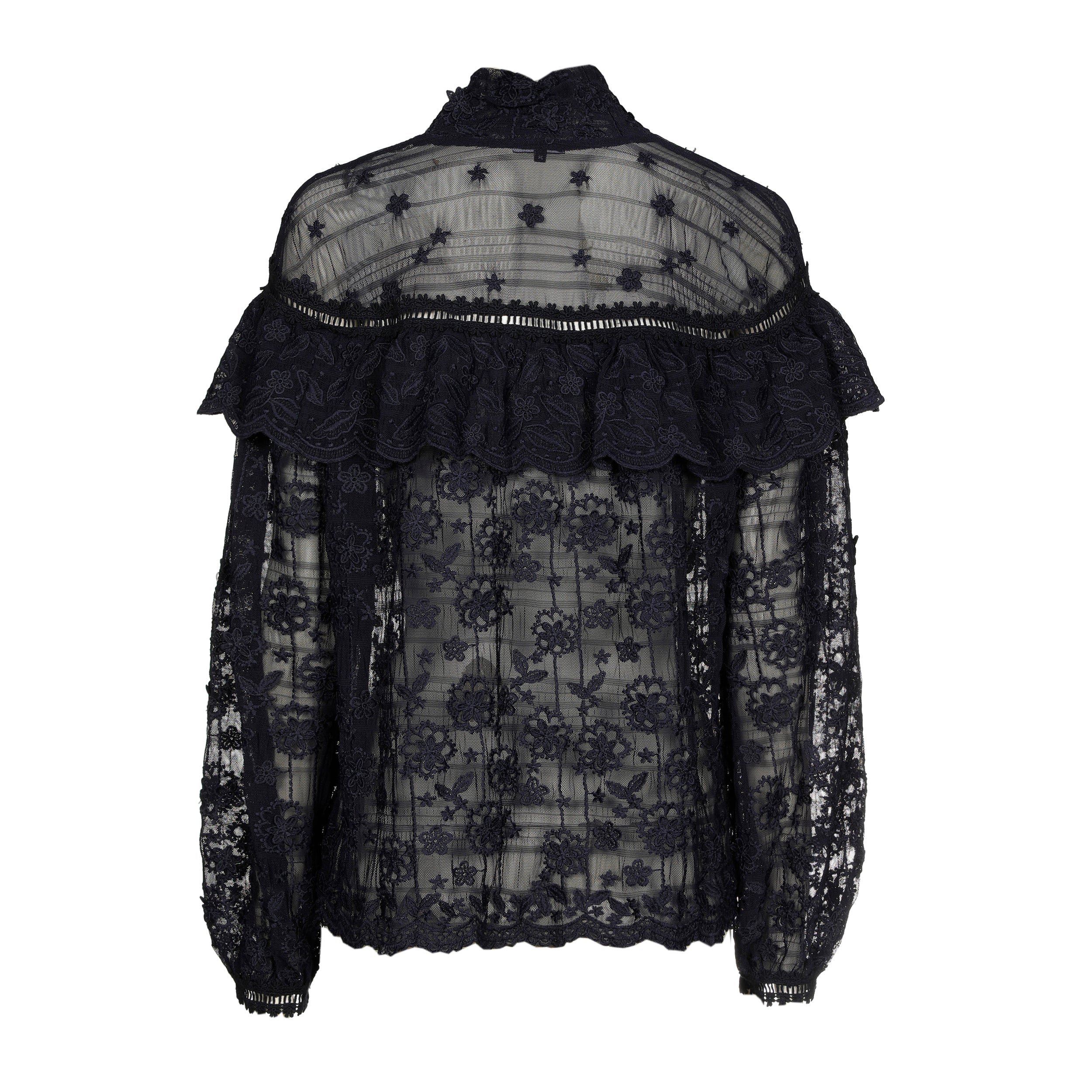 Blouses lange mouw navy Caroline Biss - Image 2