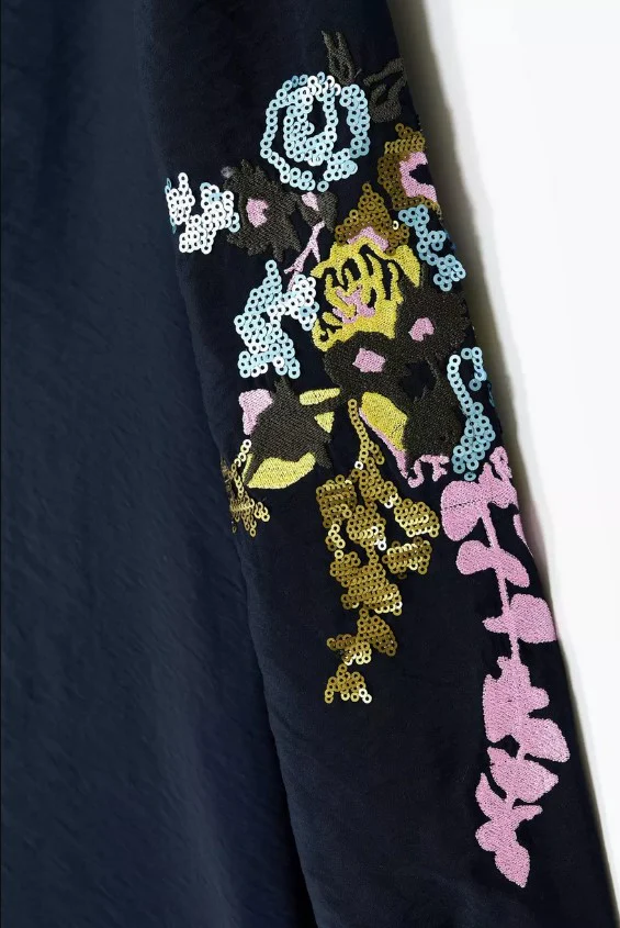 Blouses lange mouw navy CKS - Image 3