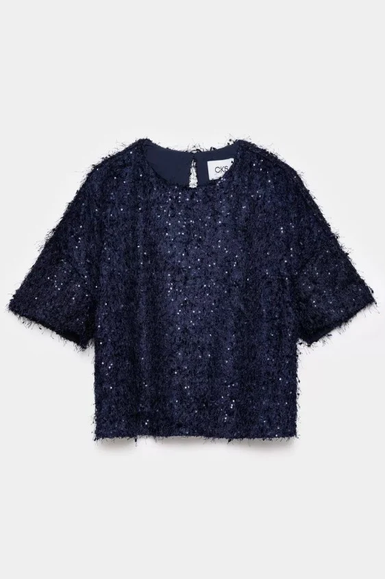 Blouses lange mouw navy CKS - Image 3