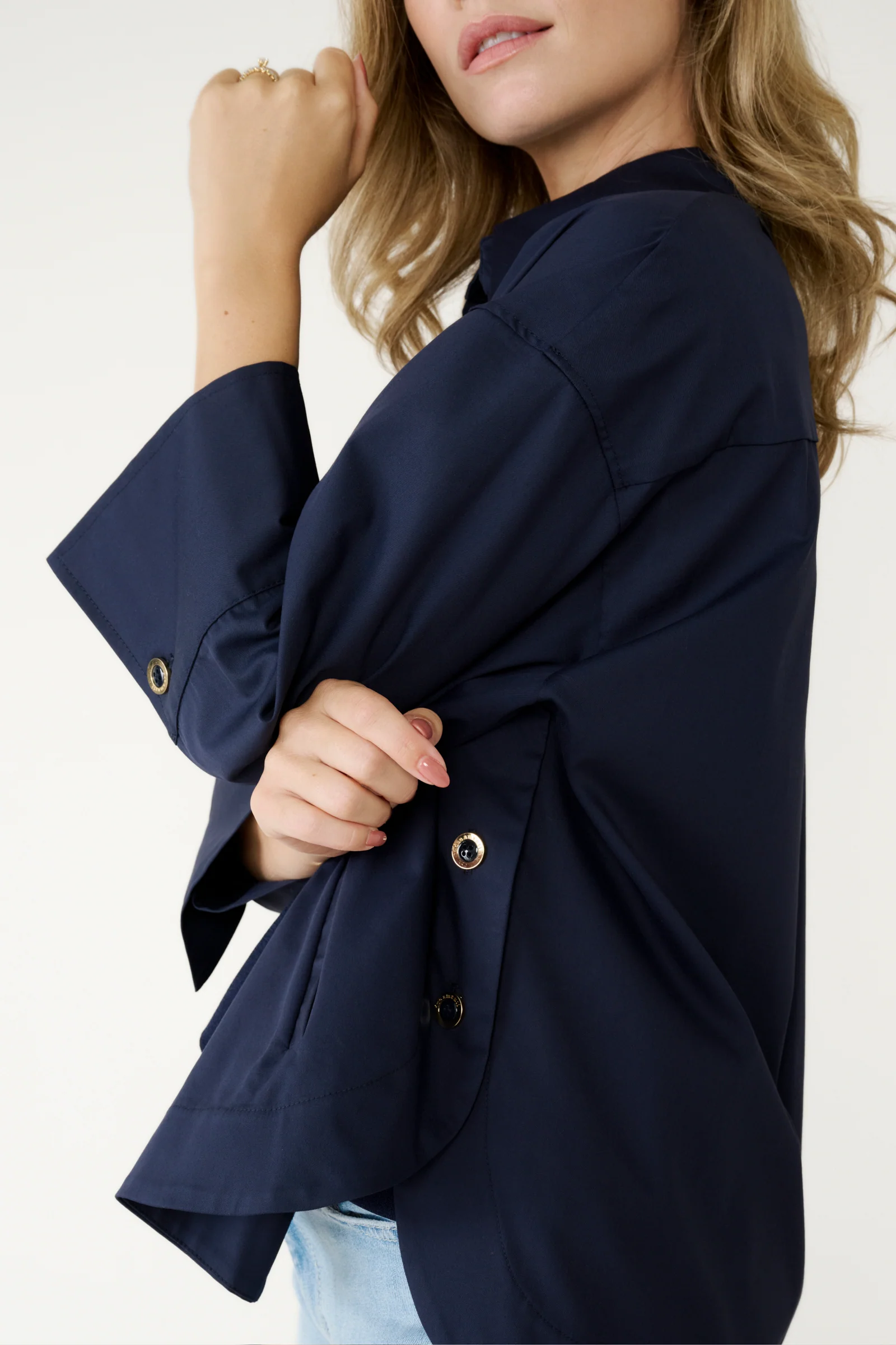 Blouses lange mouw navy Due Amanti - Image 2