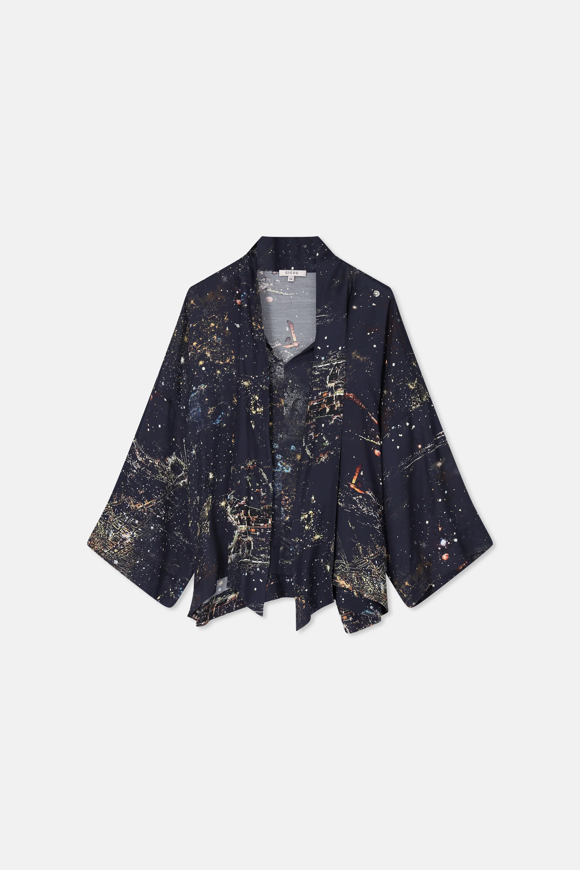 Blouses lange mouw navy Gigue