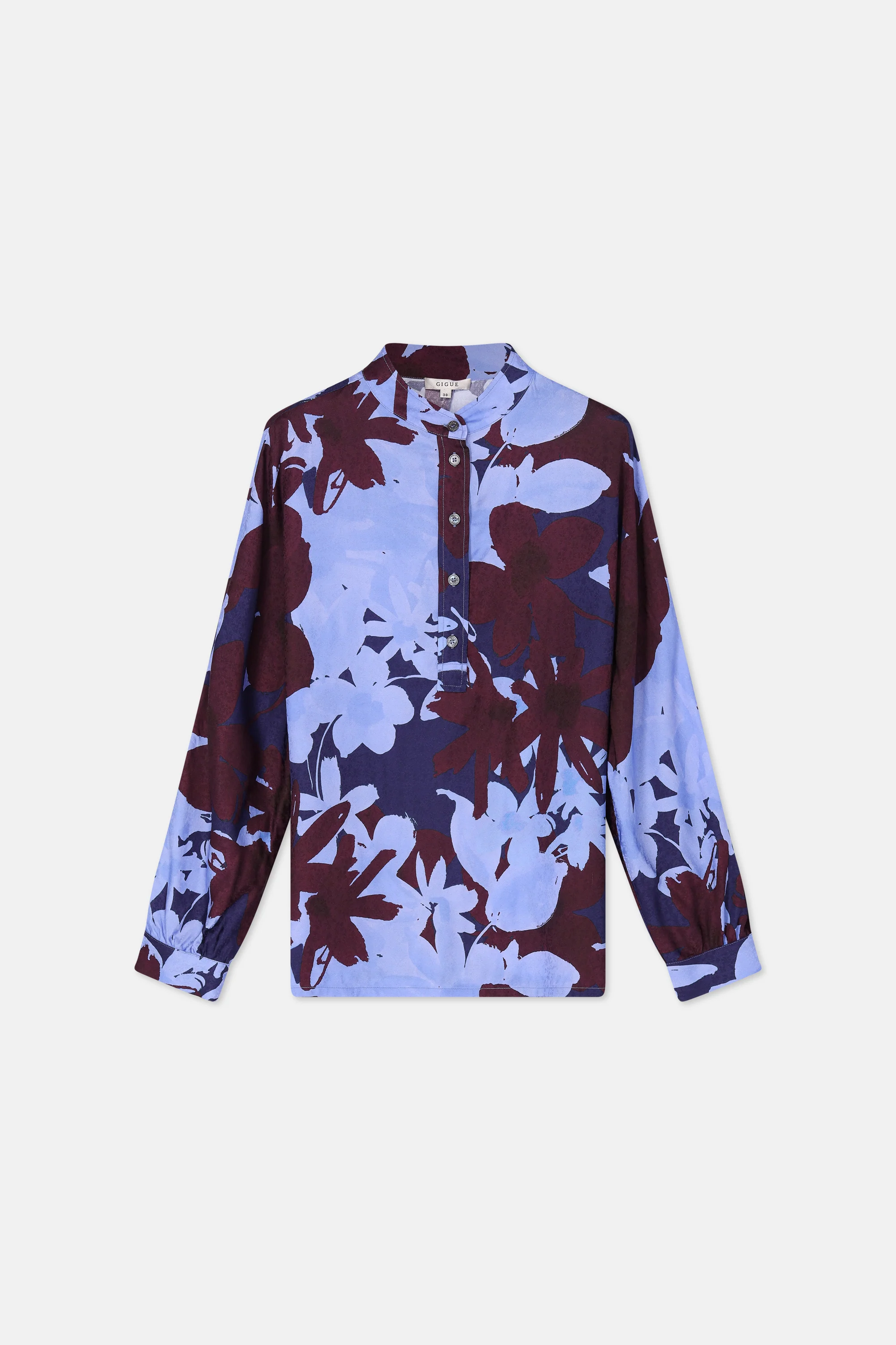 Blouses lange mouw navy Gigue