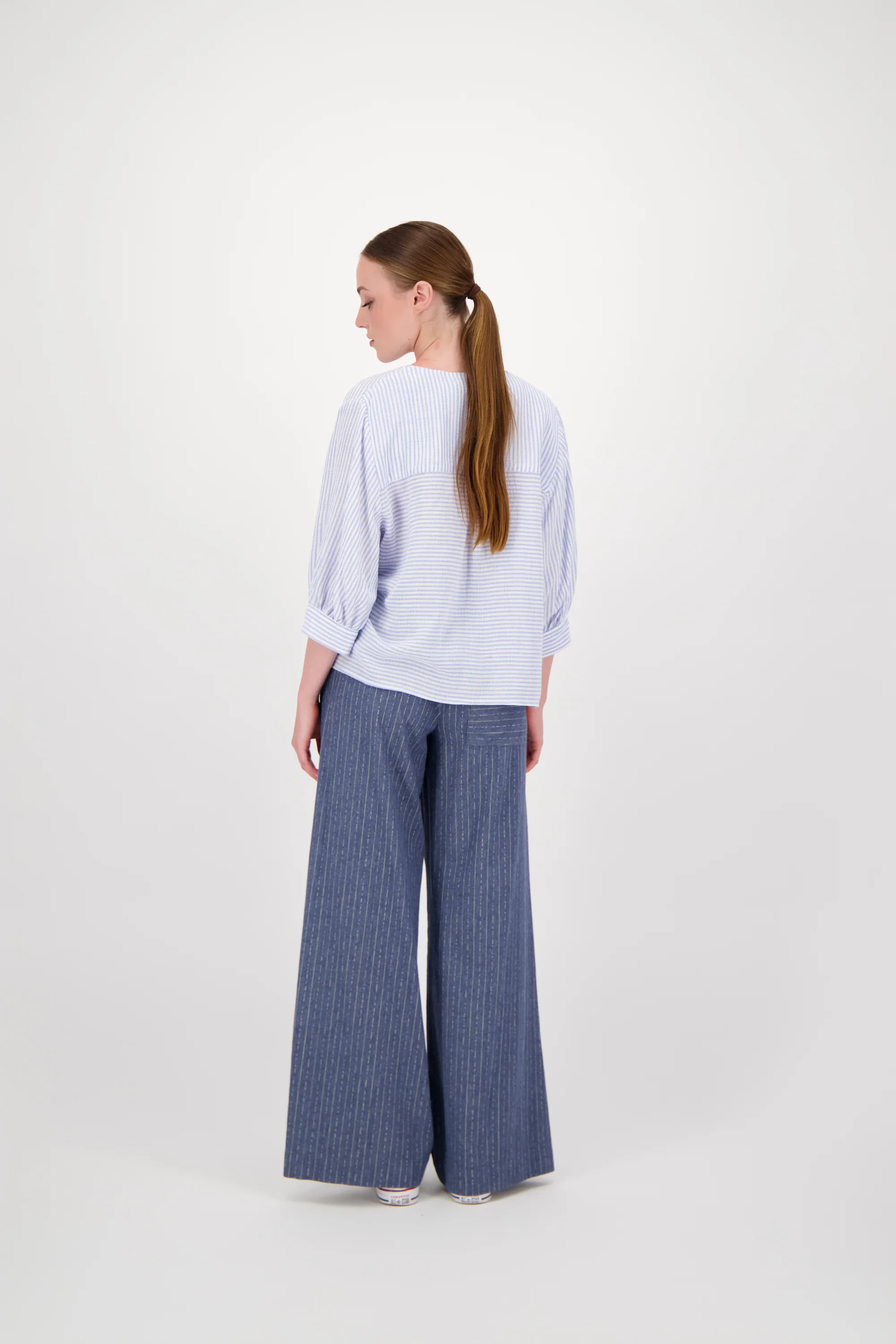 Blouses lange mouw navy Hampton Bays - Image 3
