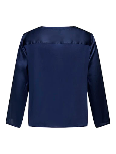 Blouses lange mouw navy ONLY Carmakoma - Image 2