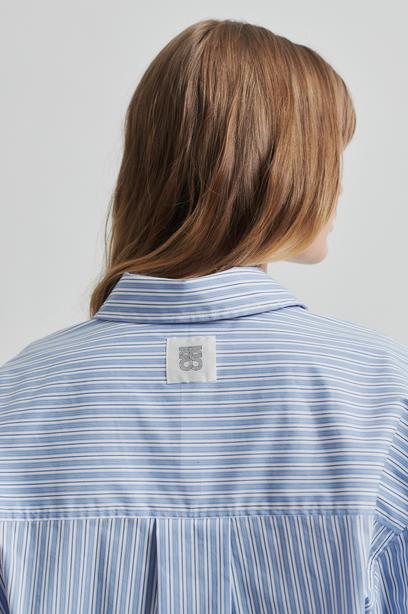 Blouses lange mouw blauw Second Female - Image 3
