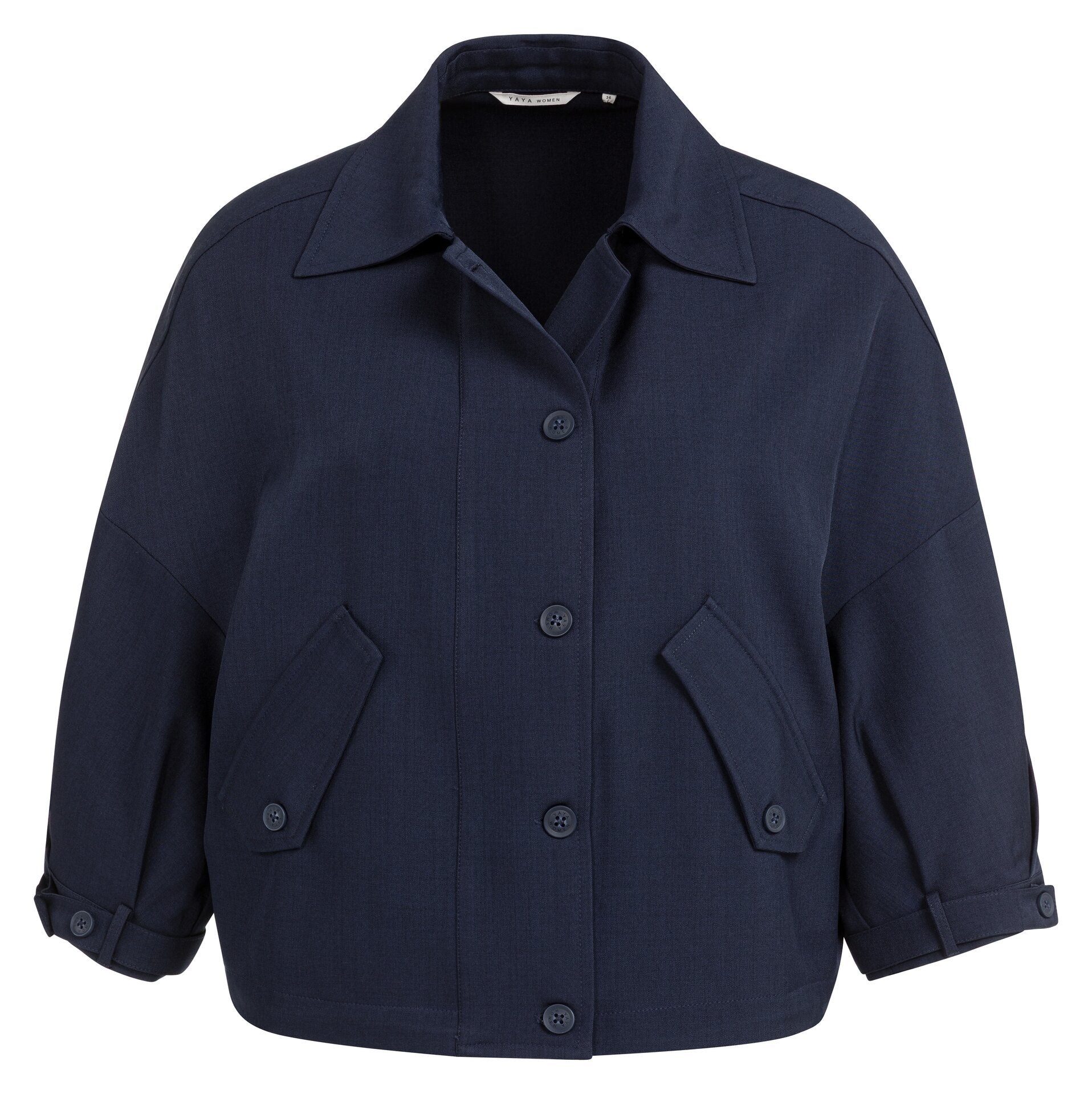 Blouses lange mouw navy YAYA