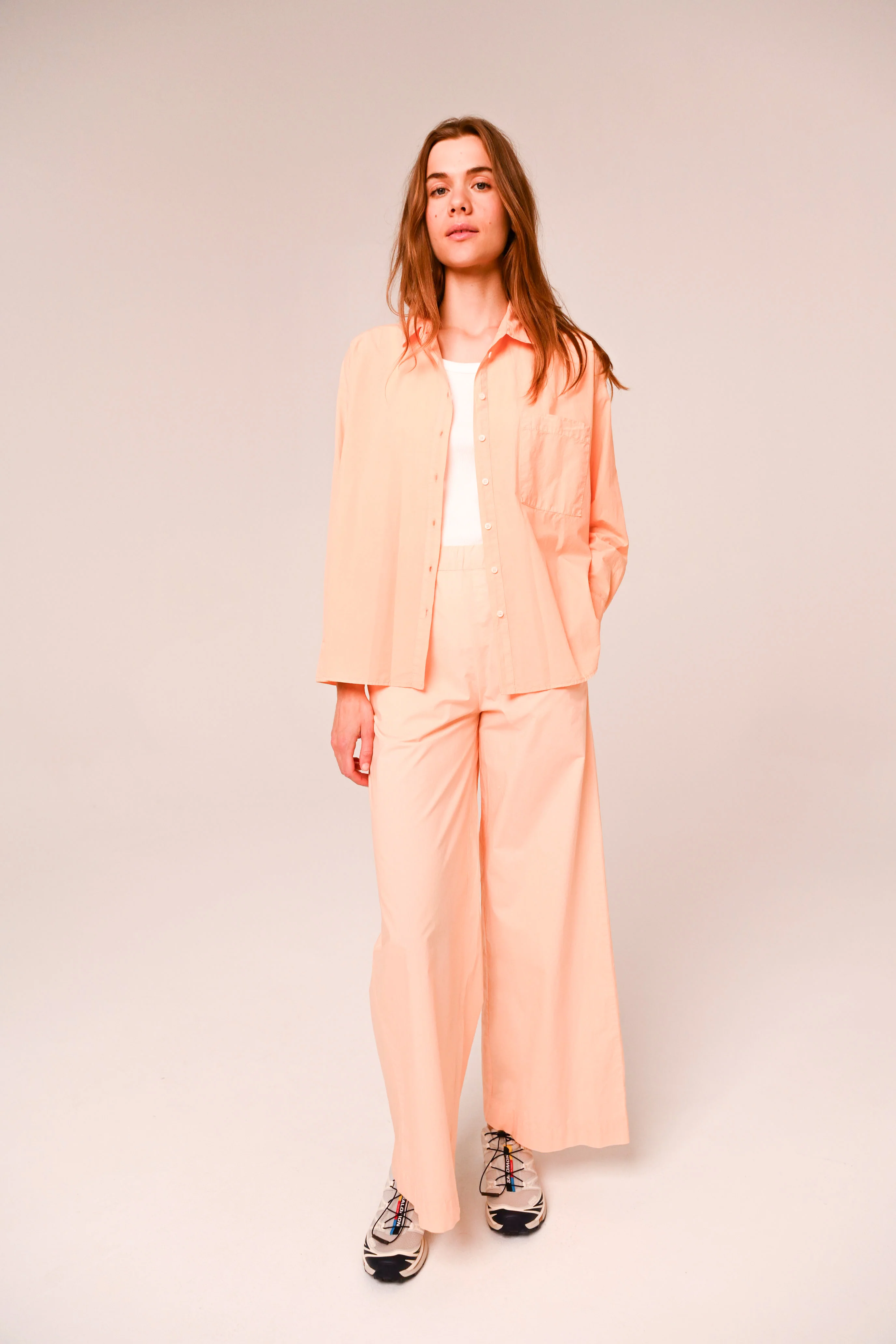Blouses lange mouw oranje Sacrécoeur